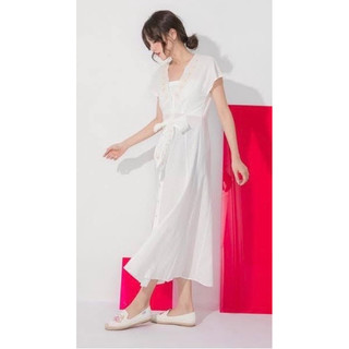 Grace Gift 美少女戰士聯名 電繡綁帶洋裝 M