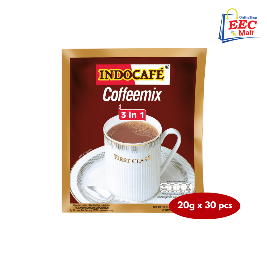 印尼 INDOCAFE Coffee Mix 3in1 咖啡粉 特調三合一即溶咖啡 30包x20公克