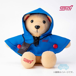 SUBARU 2024年式 夏季雨衣STI聯名賽車玩偶 賽車小熊娃娃 STI周邊商品 純正日本原廠