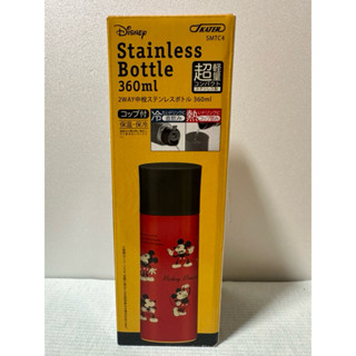 保溫瓶 迪士尼Disney 米奇 米妮 保冷瓶 水壺 紅色 顯眼不易忘記 360ml 可愛 日本旅遊帶回 全新臺北現貨