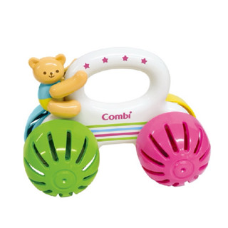 《二手玩具》Combi 小熊車車搖鈴-售價含運