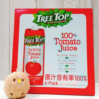 COSTCO 好市多 Tree Top 100% 純番茄汁 番茄汁 1公升 6入 Tomato Juice 料理 飲料