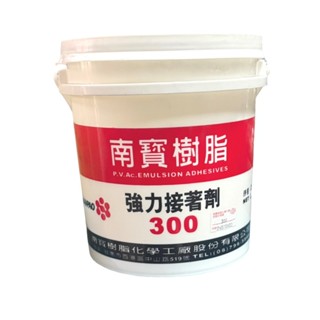 南寶樹脂 300 強力接著劑 萬能接著劑 冷膠 白膠 萬能糊黏著劑 3kg 加侖裝