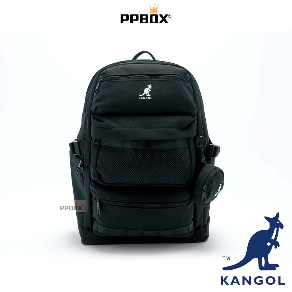 KANGOL 袋鼠 經典 電腦包 後背包 獨家款【64558742】時尚 包包 筆電隔層 多格層 書包 日韓穿搭