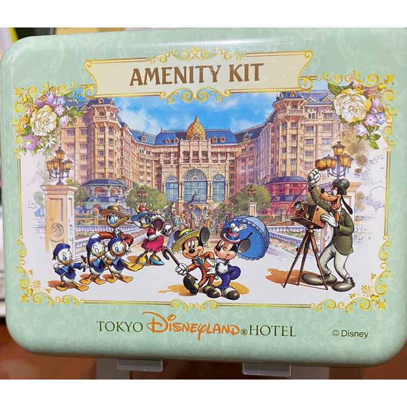 日本 東京Disney 樂園大飯店 牙刷 小鐵盒 拖鞋 購物袋 明信片