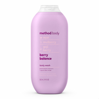 Method美則沐浴露感官沐浴乳-粉紅莓果芭比532ml 護膚 香氛沐浴乳 沐浴露 沐浴膠 敏感肌 乾燥肌 純淨
