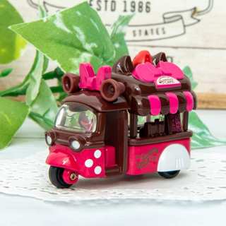 日本正品 TOMY車 迪士尼 米妮 情人節 巧克力蛋糕車 模型車 TOMICA 多美 合金 小車 卡通模型車
