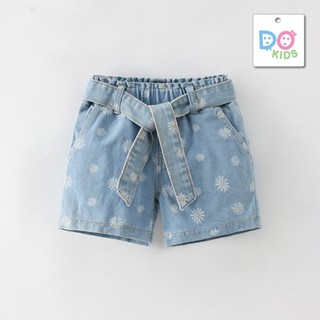 DO Kids童裝 臺灣現貨-日系牛仔短褲 女童 夏季新品 兒童 中小童 大童 短褲 五分褲 休閒褲