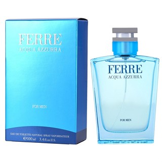 Gianfranco Ferre Ferre Acqua Azzurra 費雷水藍 淡香水100ML #停產 魔力香水店
