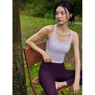 QUEEN YOGA瑜伽專業高階時尚背心健身運動上衣小可愛（附贈拆卸式胸墊）