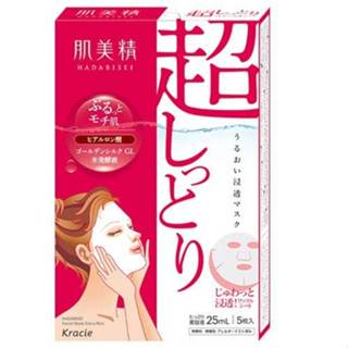 肌美精超保濕滲透面膜5片裝 日本直郵