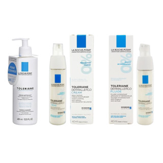 【LA ROCHE-POSAY 理膚寶水】卸妝乳液400ml／舒緩修護精華乳40ml｜溫和 修護 D411830