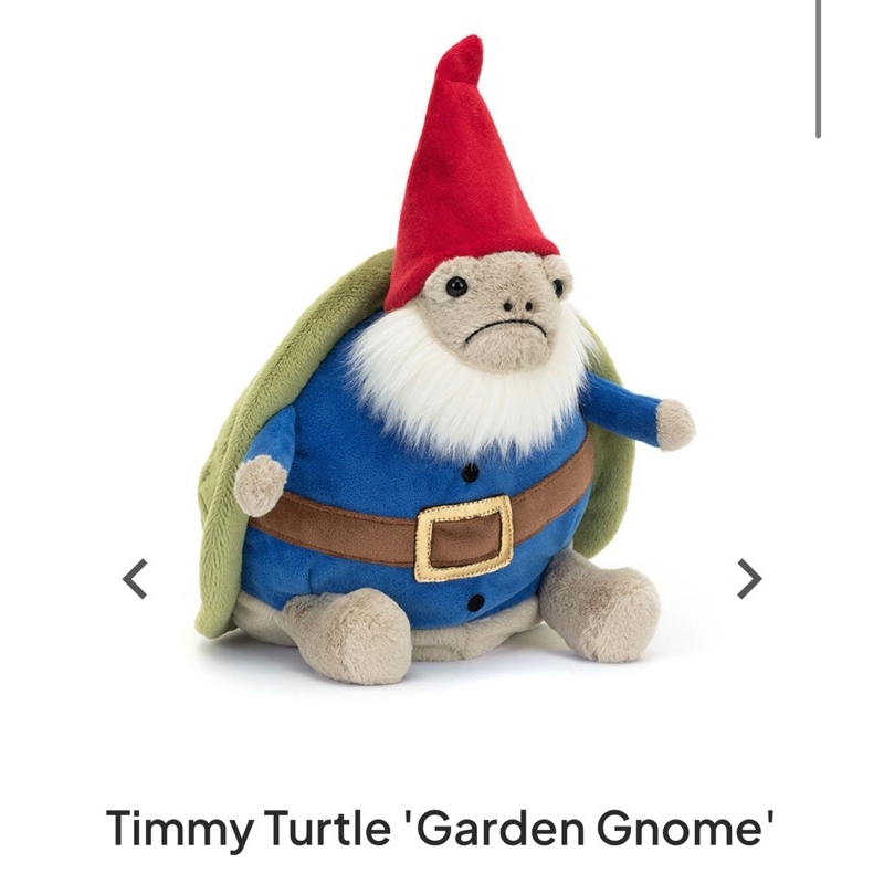 🐶❤️在台現貨 Jellycat Timmy Turtle 'Garden Gnome' 烏龜 28cm