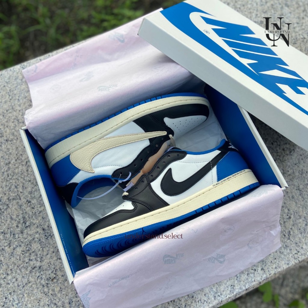 UN預購▸ Travis Scott x Fragment x AJ1 Low 閃電倒鉤 三方聯名 DM7866-140