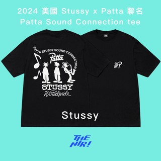 [The NIR 精選]美國 Stussy x Patta 聯名 黑色 短袖 T恤 短T T-shirt Tee