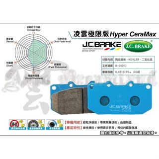 J. C. Brake 凌雲 極限煞車皮 ALCON RC6 ZL1 R35