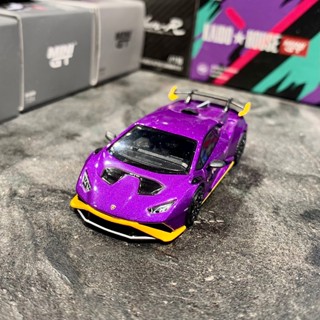 免運 現貨 MINI GT Lamborghini Huracan STO 藍寶堅尼 紫色 746 模型車 小汽車
