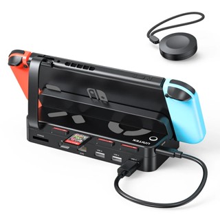 UNITEK 任天堂Switch配件(G1002F)4合1讀卡器+遙控器+擴充座(副廠配件/代理商保固兩年)