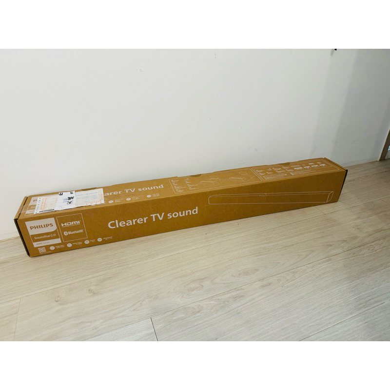全新未拆PHILIPS 飛利浦 2.0聲道 無線藍牙聲霸 SoundBar TAB4288/96 音響
