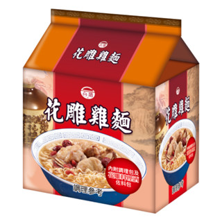 臺酒花雕雞麵(包)[箱購]200g克 x 12【家樂福】