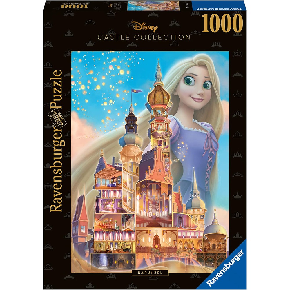 德國Ravensburger 維寶迪士尼拼圖-城堡系列 長髮公主 樂佩(1000P) RV17336