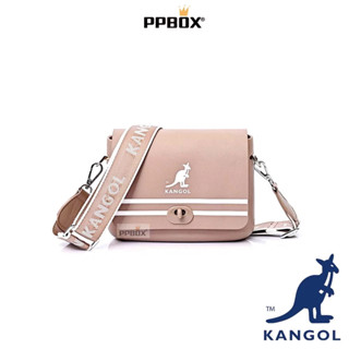 KANGOL 袋鼠 掀蓋 馬卡龍 劍橋包 經典LOGO 側揹包 60253001
