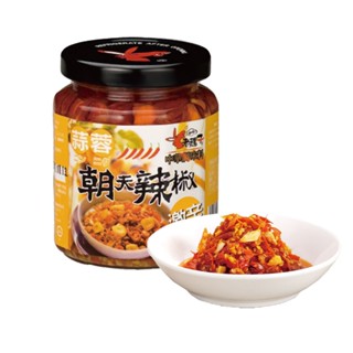 【老騾子】朝天蒜蓉辣椒(激辛)(240g/罐)蒜蓉辣椒 朝天椒 蒜蓉