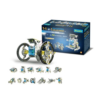 Pro'sKit 寶工科學玩具 14合1太陽能變形機器人 /組 GE-615