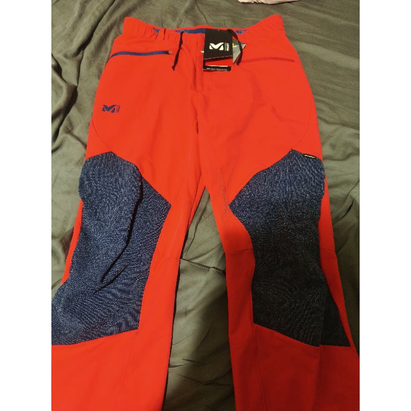MILLET SUMMIT 200 XCS PANT 橘色  法國戶外 schoeller  彈性保暖登山褲 機能長褲