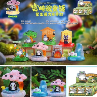 吉卜力童話第三彈盒玩 臥室小夜燈可發光 宮崎駿公仔盲盒