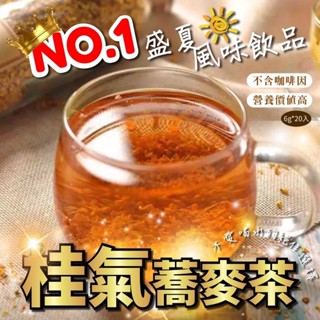 【萬泰豐團購】桂氣蕎麥茶(20入/包) 黃金蕎麥 無咖啡因茶包 夏天必備 解暑飲料 消暑解渴 上班族茶包 現貨 隔日配