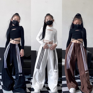 🎉 女孩爵士舞服裝街舞少兒潮服套裝穿搭嘻哈jazz舞蹈走秀服hiphop演出服