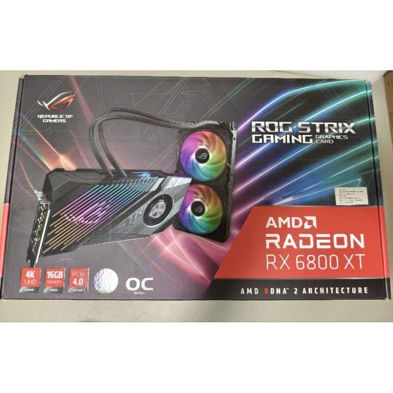 空盒！稀有盒子 ROG STRIX LC RX6800XT O16G GAMING