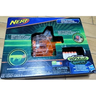 全新盒裝 原廠正版 NERF 孩之寶 MODULUS 自由模組系列 精英 闇影任務 透明 槍管 測速器 配件 升級組