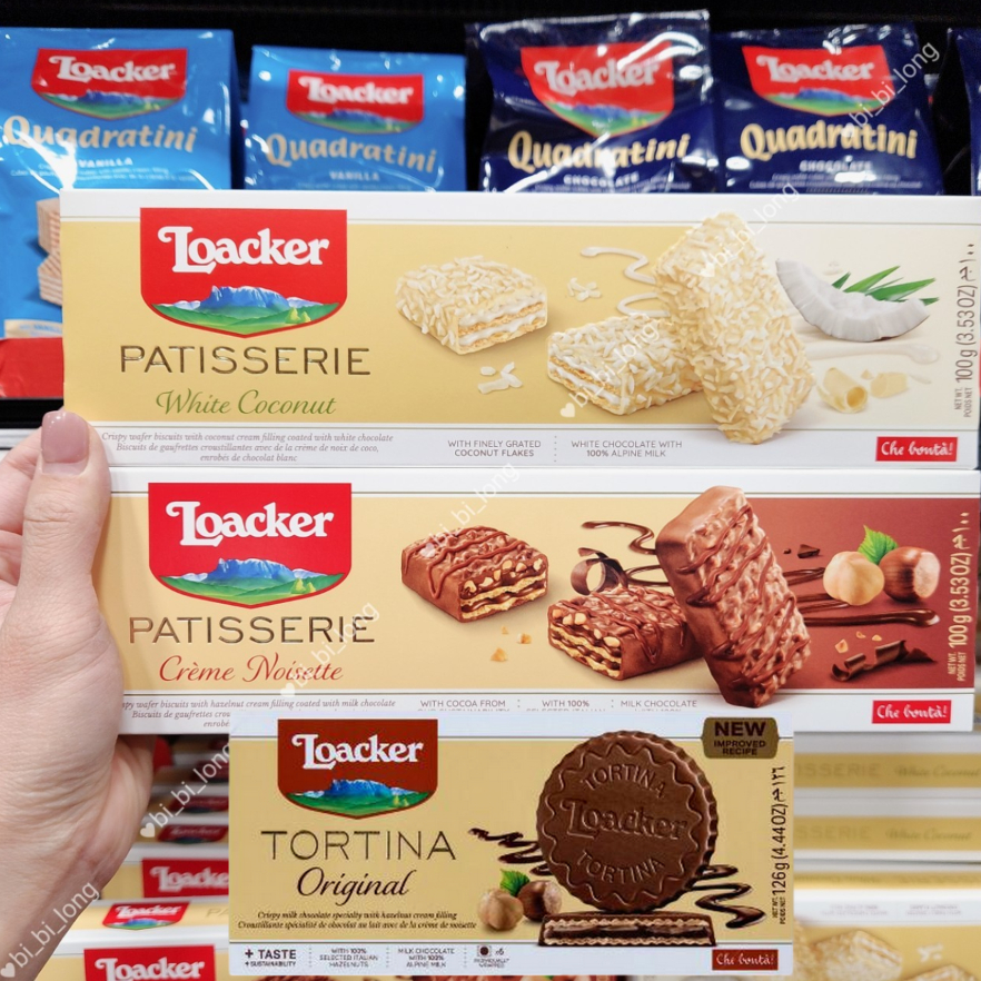 【🔥現貨🔥】🇦🇺澳洲最好吃的巧克力餅乾 Loacker 萊佳哈斯 榛果 千層餅乾 6入單包裝