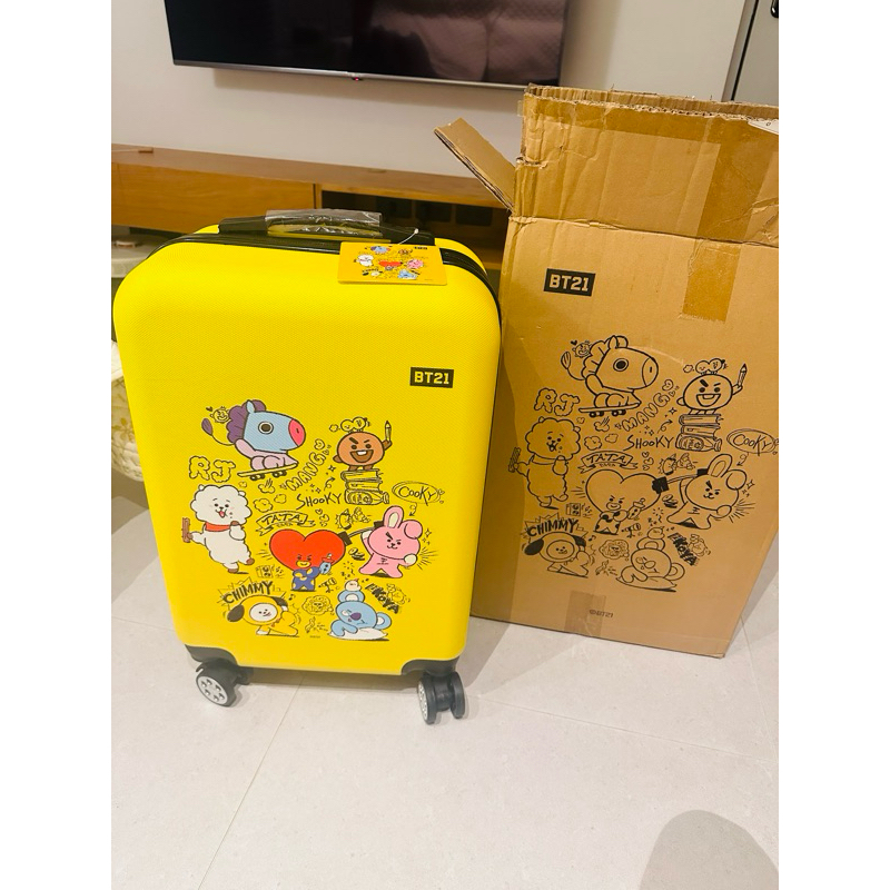 【BT21行李箱】LINE friends20吋行李箱/登機箱（全新未使用）