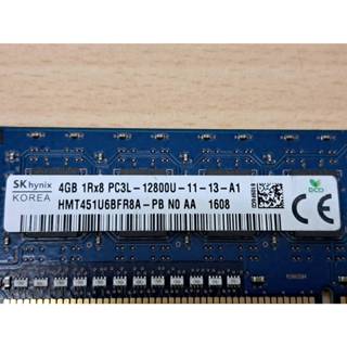 二手 海力士 HYNIX 4GB 1Rx8 PC3L-12800U 桌機單面記憶體(低電壓)