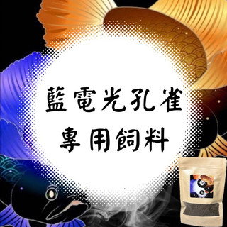 🐟觀魚水族🐟 藍電光孔雀 專用飼料