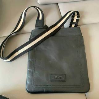 全新正品 BALLY TERINO 黑色經典 男用 女用 中性 黑白背帶 黑白織帶 側背包 郵差包 斜背包 包包