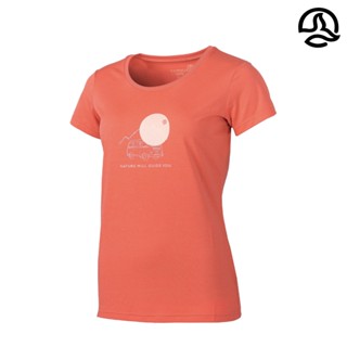 TERNUA 女 咖啡紗圓領短袖上衣 深灰 (XS-XL) LOGNA 3.0 W 1208152 / 吸濕排汗 抑菌