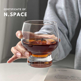 【N.SPACE】小眾設計厚底杯 水晶玻璃 透明度高 調酒杯 啤酒杯 威士忌杯 高階餐廳水杯 水杯 餐廳水杯 飯店水杯