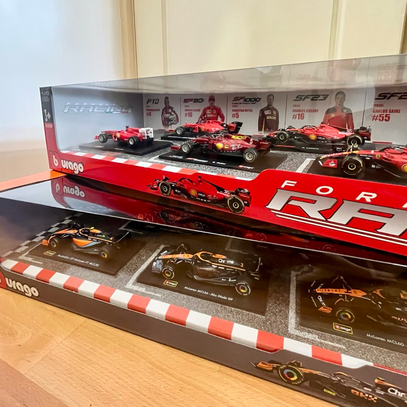 Bburago F1 1/43’ 模型/好市多代購/法拉利麥拉倫拆售