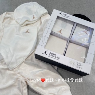 Linda❤️代購 現貨 Nike Jordan 白金寶寶 禮盒🎁 Baby 喬登 彌月 包屁衣 週歲 滿月 長袖包屁衣