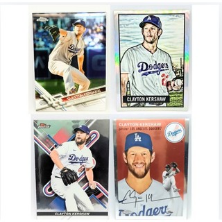 道奇 準名人堂 書僮 Clayton Kershaw Topps mlb球員卡