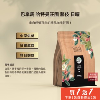 【歐客佬】巴拿馬 哈特曼莊園 藝伎 日曬 咖啡豆 (半磅) 中深烘焙 (11021093)《買1送1》TOP