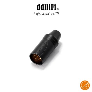 ddHiFi XLR44B 4.4mm平衡(母)轉XLR 4pin(公)轉接頭