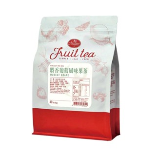 【肥麥莉】曼寧 麝香葡萄風味果茶 40入/袋 "無咖啡因" 袋裝