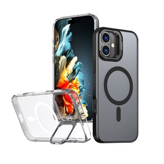 【t-phox】Apple 蘋果 iPhone 16系列 鏡頭支架磁吸保護殼／保護套／手機殼／磁吸殼／支援MagSafe