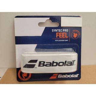 「向網2」BABOLAT SYNTEC PRO網球底層握把布 白／黑