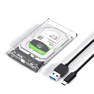 透明移動硬碟盒 2.5吋USB3.0 SSD SATA 硬碟 轉接盒 外接盒 硬碟盒【DI343】